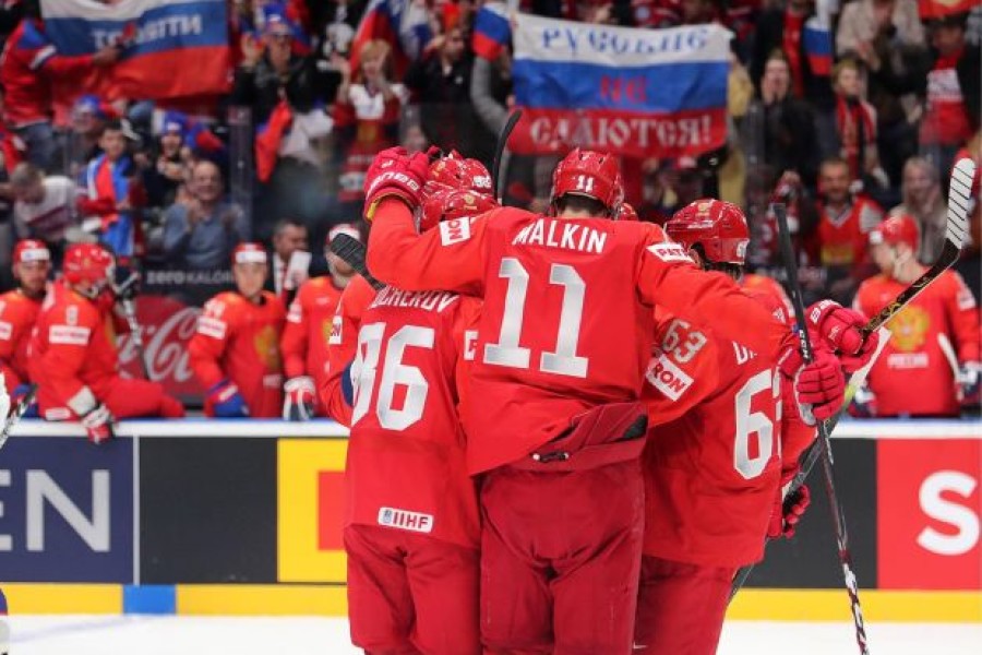 Хоккей чемпионат 2019. Germany vs Russia.