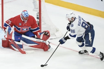 В США и Канаде о Кучерове, выведшем вратаря «Монреаля» из себя: он настоящая заноза